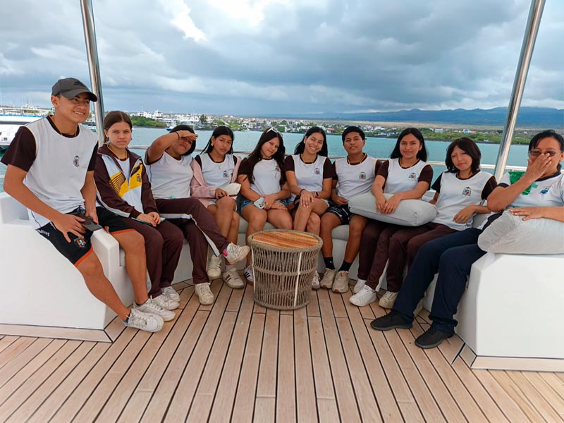 Galaxy Cruises Education for the Future program students on free cruise