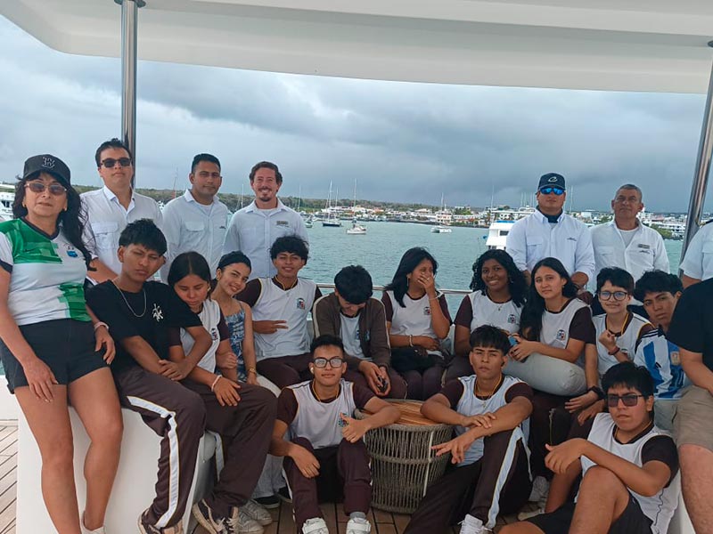 Galaxy Cruises Education for the Future program students on free cruise
